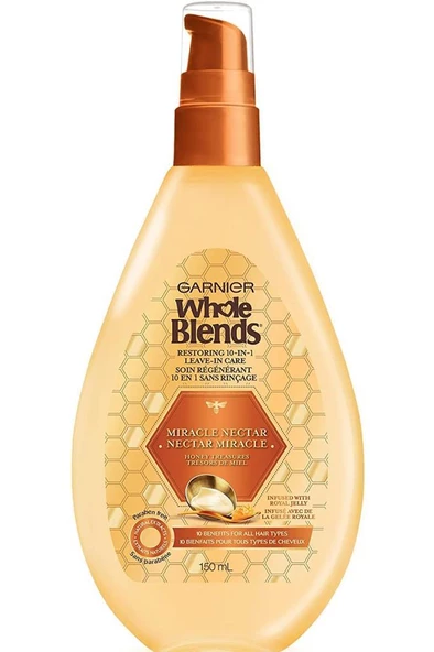 Garnier Whole Blends Bal Özlü Onarıcı Saç Bakım Spreyi 150ML ürün görseli 1