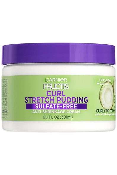Garnier Fructis Kıvırcık Saçlar İçin Esnek Bukleler Durulanmayan Saç Kremi 301ML ürün görseli 1