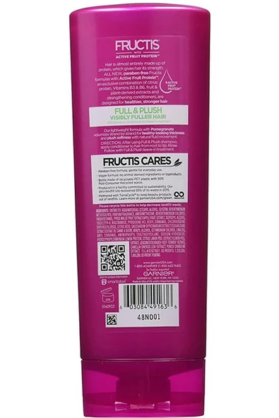 Garnier Fructis Full & Plush Saç Kremi 354ML - Resim 2