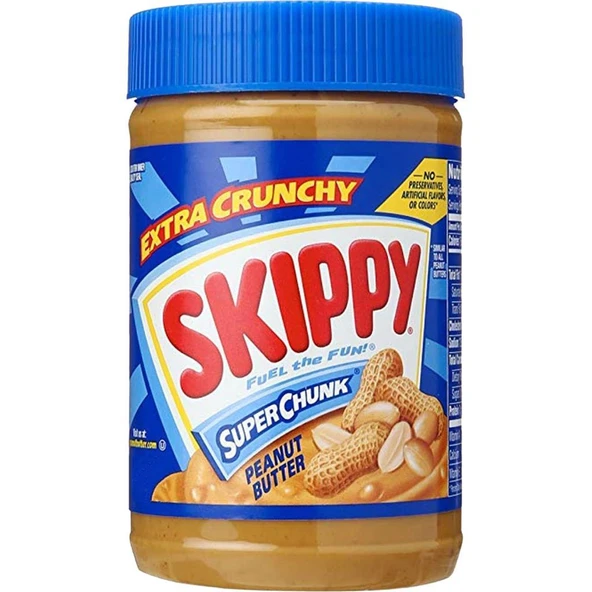 Skippy Fıstık Parçacıklı Yer Fıstığı Ezmesi 454GR ürün görseli 1