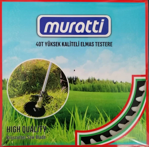 Muratti Elmas Daire Testere Bıçak 40 Diş Tırpan Bıçağı ürün görseli 1
