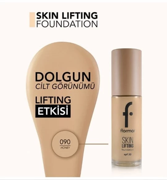 Flormar Lifting Foundation 090 Honey - Resim 3