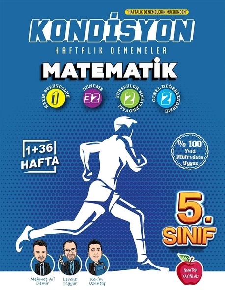 5. Sınıf Kondisyon Matematik Denemeleri Newton Yayınları ürün görseli 1