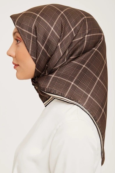 04 Armine Sura İpek Eşarp 9029D - Resim 2