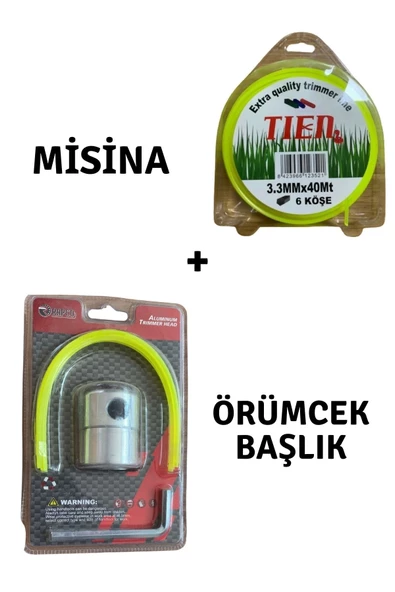 Tien Motorlu Tırpan Misinası ve Rapco Örümcek Başlık ürün görseli 1