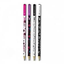 Faber Castell 2B Koyu Desenli Skull Kurşun Kalem ürün görseli 1