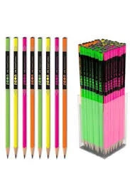 Faber Castell Neon Renk Ergonomik Üçgen Gövde HB Yumuşak Uçlu Kurşun Kalem ürün görseli 1