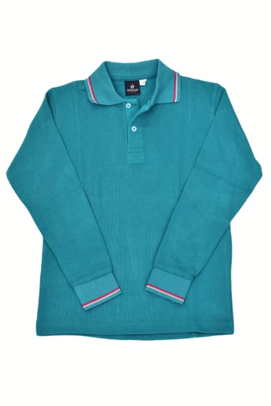 Kolej Yeşil Polo Yaka Sweat KMZ-S-5 ürün görseli 1