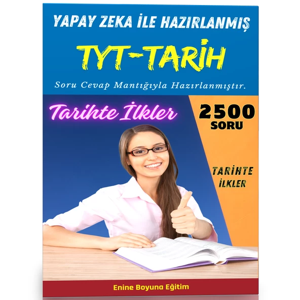 Yapay Zeka İle TYT Tarih (Güncel Müfredat) ürün görseli 1