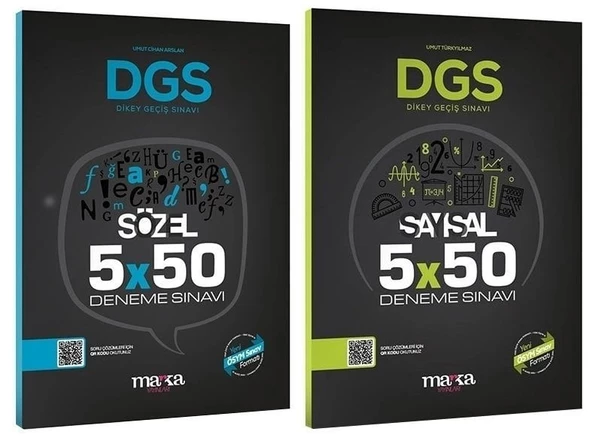 Marka DGS Sözel + Sayısal 10x100 Deneme 2 li Set 100 Soruluk Marka Yayınları ürün görseli 1