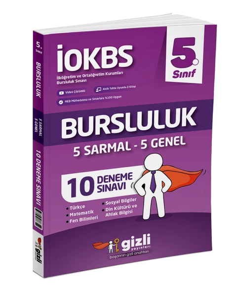 Gizli Yayınları 2025 5. Sınıf 10 Bursluluk Deneme ürün görseli 1