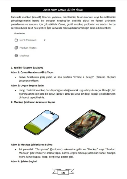 Adım Adım Uygulamalı Canva Eğitim Kitabı - Resim 5