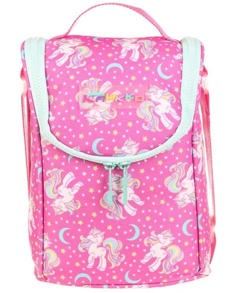 Kaukko Kids Beslenme Çantası Simli Nakışlı Unicorn L7140 ürün görseli 1