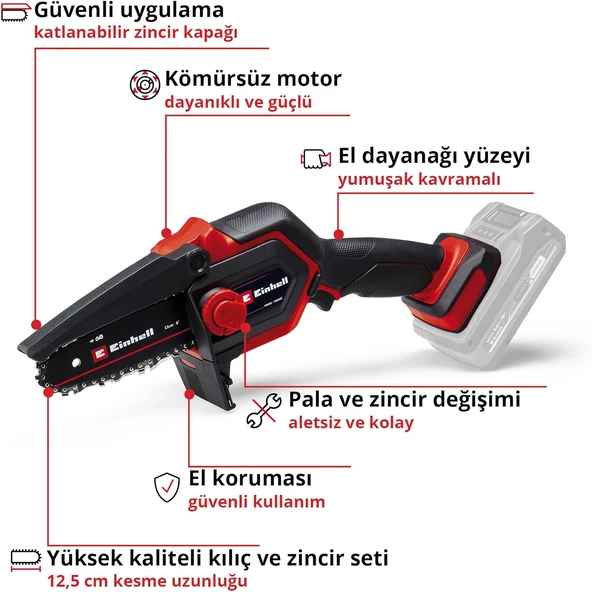 Einhell GE-PS 18/15 Lİ BL Solo Dal Budama Testeresi 4600040 ürün görseli 1