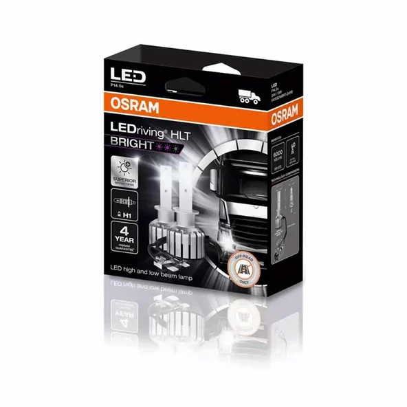 Osram Far Ampulü Led H1 24V 12W Ledriving 64155DWS ürün görseli 1