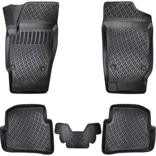 Volkswagen Polo 2002-2009 3D Araca Özel Havuzlu Paspas Bmy ürün görseli 1