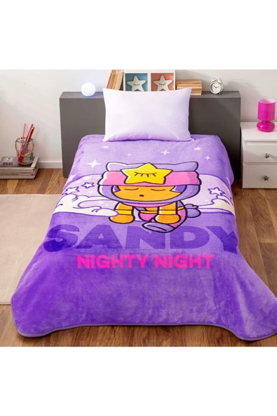 TAÇ Lisanslı Brawl Stars Nighty Night Battaniye ürün görseli 1