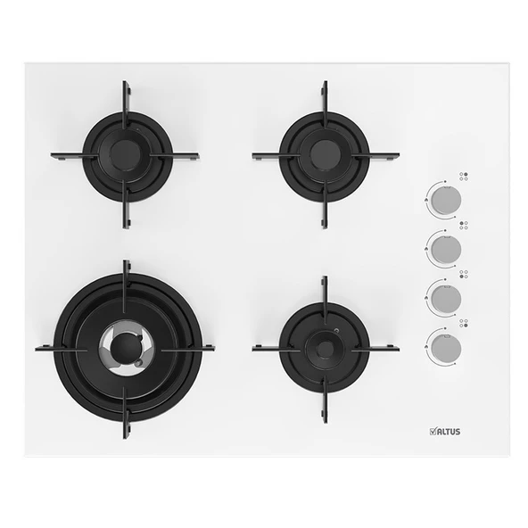 Altus ALA 189 DW Beyaz Cam Ankastre Ocak ürün görseli 1