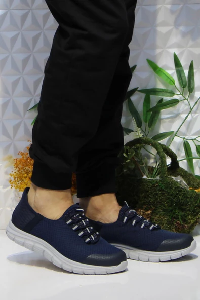 Fort Cheta Shıne Lacivert Rahat Esnek Yumuşak Bağçıksız Sneakers Ayakkabı ürün görseli 1