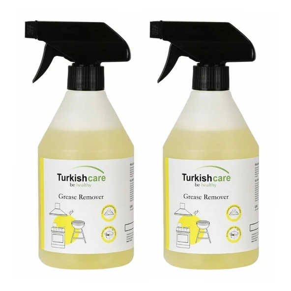 Turkishcare Ağır Leke ve Yağ Sökücü Sprey 500 ml 2 li ürün görseli 1