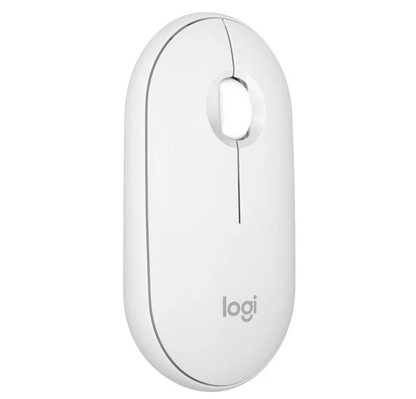 Logitech M350s Pebble 2 Beyaz Bluetooth Mouse ürün görseli 1