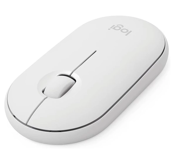 Logitech M350s Pebble 2 Beyaz Bluetooth Mouse - Resim 2