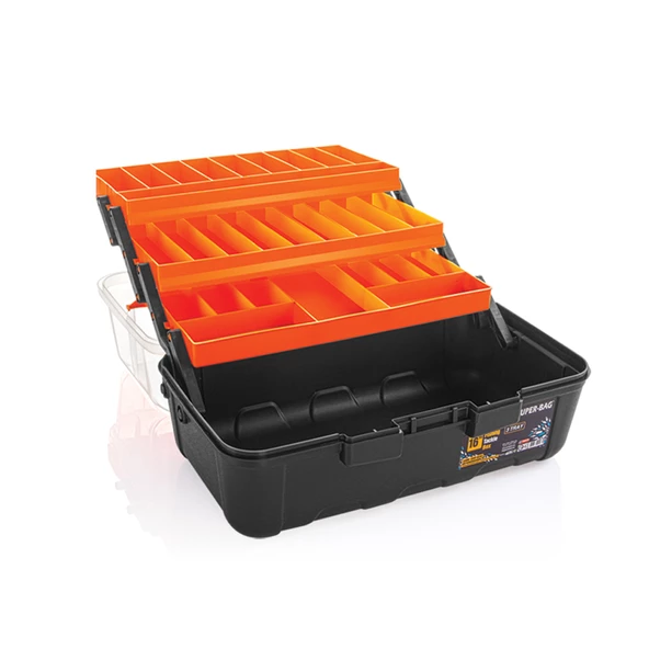 Süper Bag ASR-5038 Şeffaf Kapaklı Takım Çantası ürün görseli 1