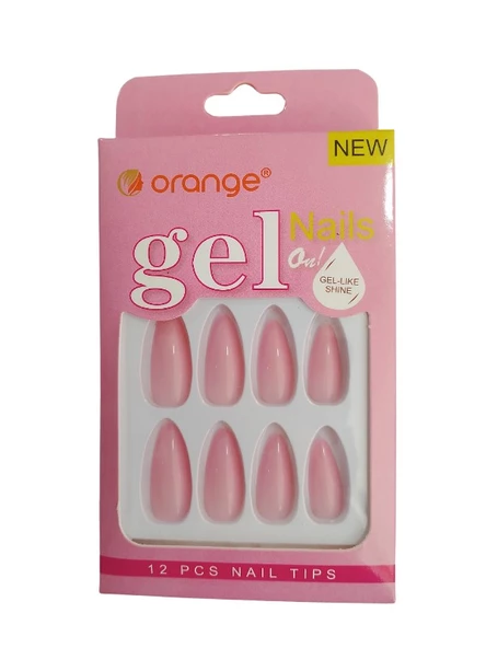 Orange Gel Takma Tırnak ORG-136 ürün görseli 1