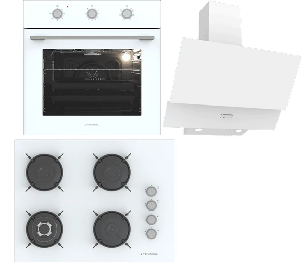 Termikel Ankastre Set (BO O6435C W + BH P7194C W + CH C6532C WW) ürün görseli 1