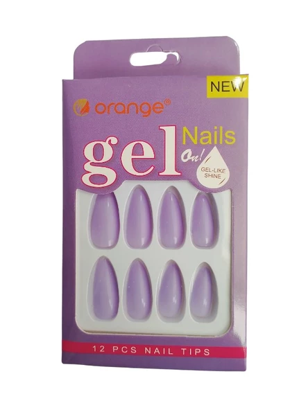 Orange Gel Takma Tırnak ORG-137 ürün görseli 1