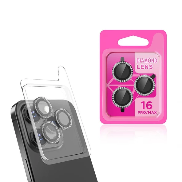 Vendas iPhone 16 Pro Zore CL-06 Kamera Lens Koruyucu ürün görseli 1