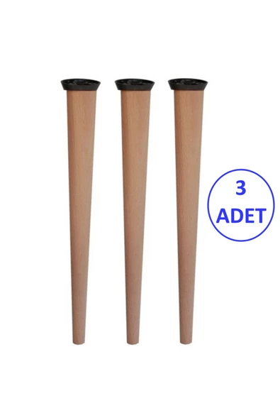 Ahşap Konik Ayak - Boy 47 cm - BÜYÜK BOY (Large) ürün görseli 1