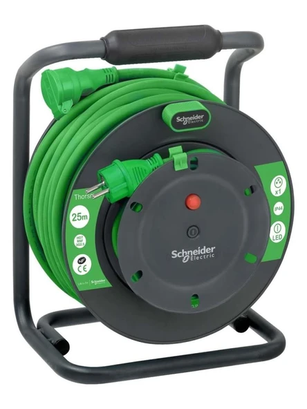 THORSMAN UZATMALI TİP FRANSIZ STANDARTLI KABLO MAKARASI IP44  3X2,5MM 25 MT ürün görseli 1