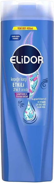 Elidor Şampuan & Bakım Kremi 400 ml Saç Dökülmelerine Karşı 2'si 1 arada ürün görseli 1