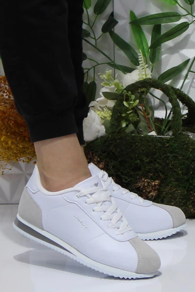 Fort Cheta Cortona Beyaz Rahat Kadın Erkek Sneakers Spor Ayakkabı ürün görseli 1