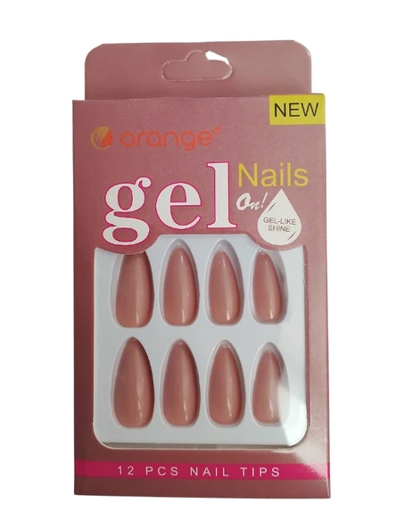 Orange Gel Takma Tırnak ORG-133 ürün görseli 1