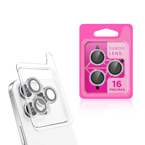 Vendas iPhone 16 Pro Max Zore CL-06 Kamera Lens Koruyucu ürün görseli 1