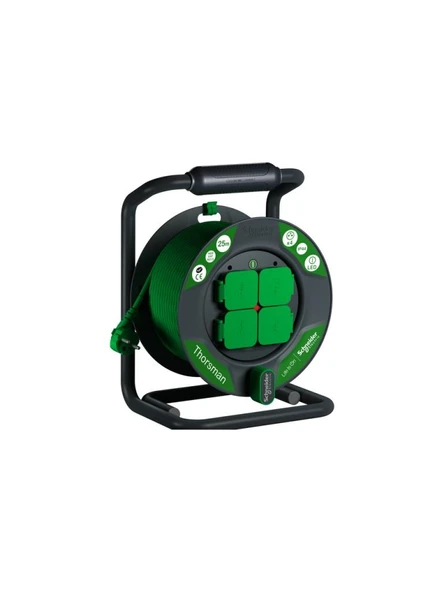 THORSMAN KLASİK TİP FRANSIZ STANDARTLI KABLO MAKARASI IP44  3X1,5MM 25 MT ürün görseli 1