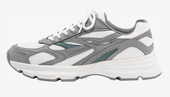 Pull & Bear Gri Beyaz Sneaker Ayakkabı - Resim 2