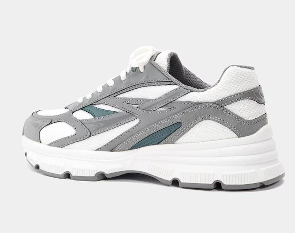 Pull & Bear Gri Beyaz Sneaker Ayakkabı - Resim 3