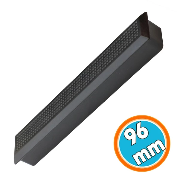 Plastik Kulp Mobilya Mutfak Çekmece Dolap Dolabı Kapak Kulpu Kulbu Siyah Kulpları (96 MM-9.6 CM) ürün görseli 1