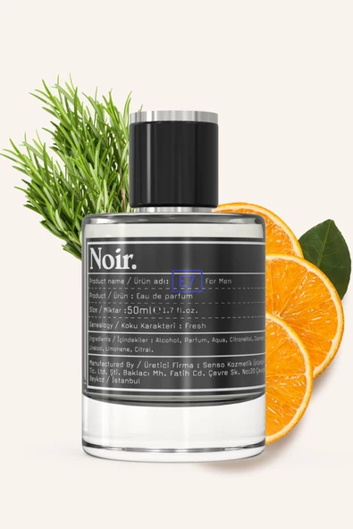 E7 Erkek EDP Parfüm 50 ML - Resim 2
