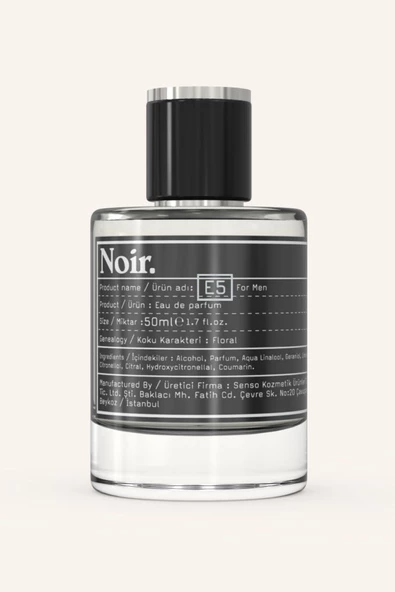 E5 Erkek EDP Parfüm 50 ML ürün görseli 1