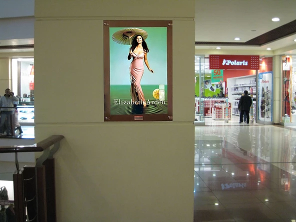 Aynalı Reklam Panosu - Slim - Resim 2