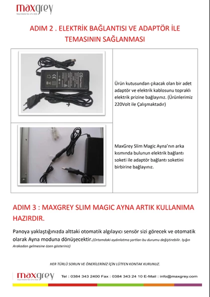 Aynalı Reklam Panosu - Slim - Resim 8