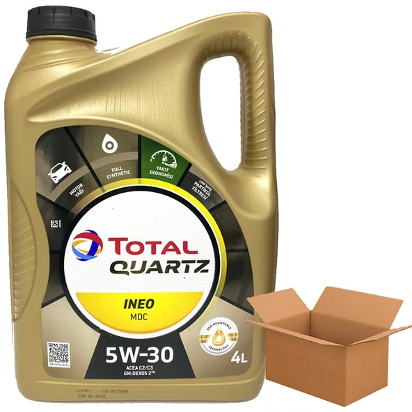 Total Quartz Ineo Mdc 5W-30 Dpf Sentetik Motor Yağı 3 X 4 L ürün görseli 1