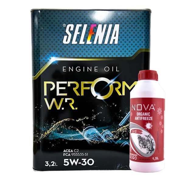 Selenia Perform Wr 5W-30 C2 Motor Yağı 3.2 L + Antifriz 1.5 L ürün görseli 1