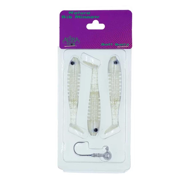 Albastar Natura Rib Minnow Maket Balık 90mm  12 ürün görseli 1