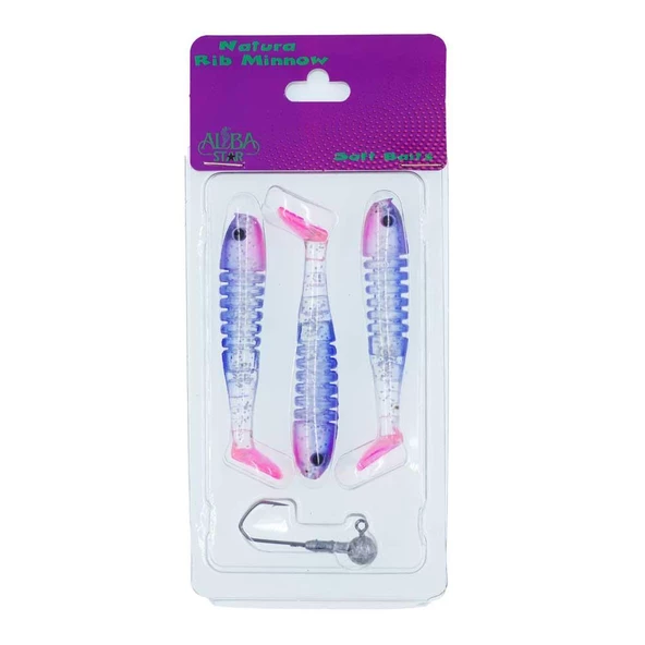Albastar Natura Rib Minnow Maket Balık 90mm  11 ürün görseli 1