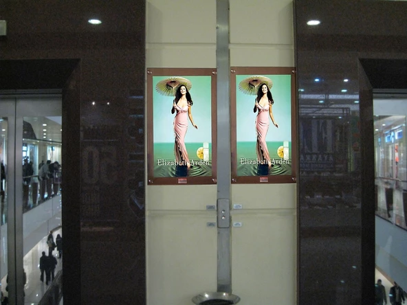 Aynalı Reklam Panosu - Slim - Resim 3